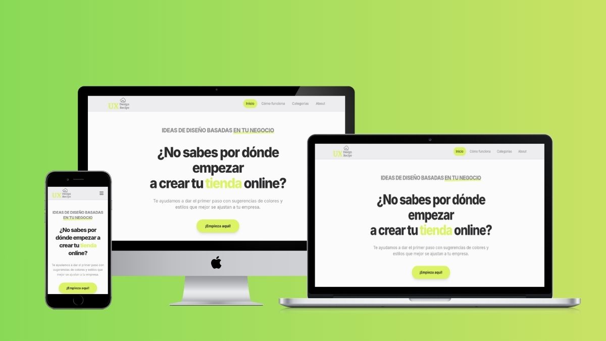 UX Design Recipe